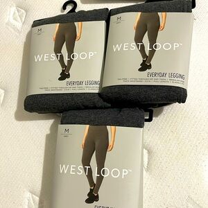Brand new leggings, tag free, classic fit size medium in gray